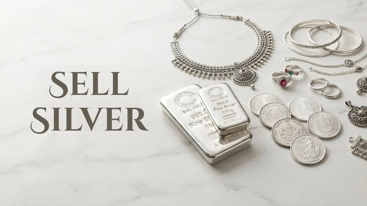 Silver jewellery, coins and bullion for sale at Sai Gold